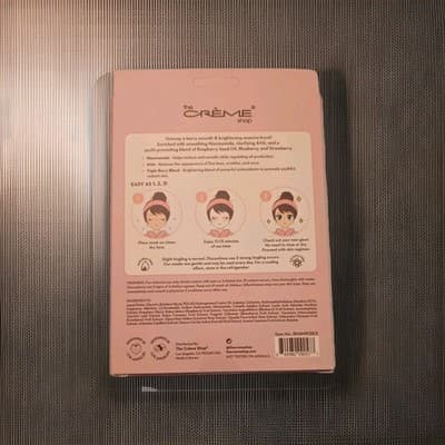 The Creme Shop 1 Box of 5 Face Masks *Be Merry* Skin, Bright and Smooth LTD Ed - Thumbnail 2