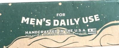 Dr. Squatch Snowy Pine Tar Limited Edition Men's Natural Bar Soap 5 oz- Med Grit - Thumbnail 5
