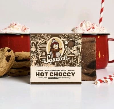 Dr. Squatch Hot Choccy (Chocolate) Limited Edition Bar Soap Medium Grit 5oz NIB! - Thumbnail 6