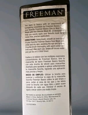 Freeman Silicone Mask Brush 2 Pack Face Mask Applicator Tools New In Package Set - Thumbnail 3