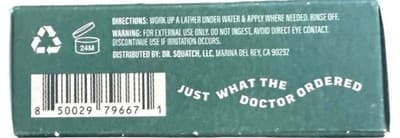 Dr. Squatch Snowy Pine Tar Limited Edition Men's Natural Bar Soap 5 oz- Med Grit - Thumbnail 6