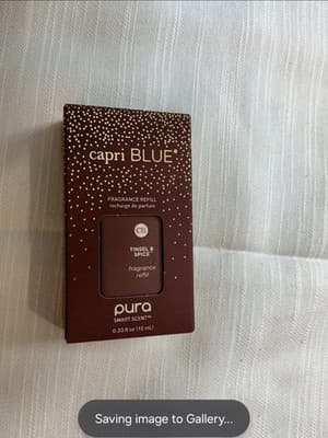 Capri Blue Tinsel & Spice Pura Smart Scent Fragrance Refill 0.33oz NEW NIB, Cozy - Thumbnail 2