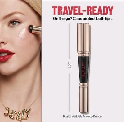 Revlon Dual-Ended Jelly Makeup Blender & Silicone Applicator ALL-IN-ONE Flawless - Thumbnail 9
