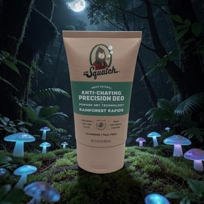 Dr. Squatch Rainforest Rapids Anti-Chafing Precision Deo 3.4oz Men’s NEW SEALED! - Thumbnail 3