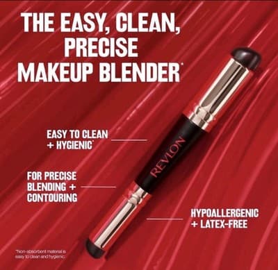Revlon Dual-Ended Jelly Makeup Blender & Silicone Applicator ALL-IN-ONE Flawless - Thumbnail 3