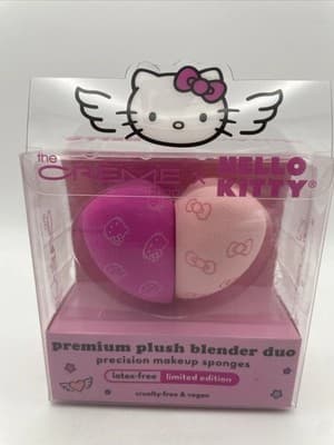 The Crème Shop x Hello Kitty Plush Blender Duo Makeup Sponges LE NIB NEW Sanrio! - Thumbnail 3