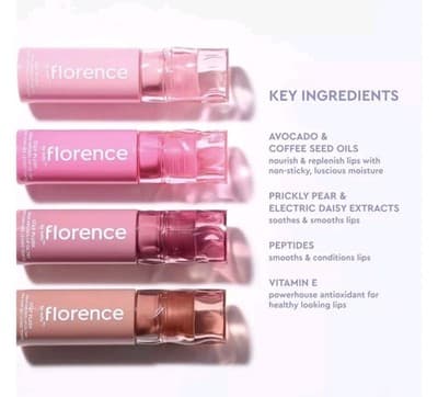Florence By Mills Stay Plush Serum Infused Lip Oil Tint 0.27oz New In Box NIB!!! - Thumbnail 4