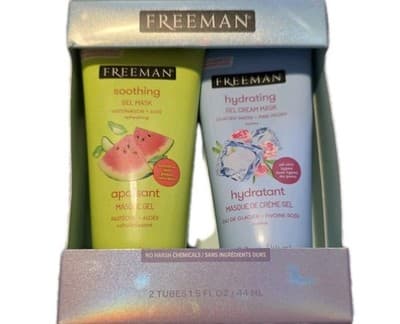Freeman Hydrating & Soothing Gel Face Mask 2 Piece Set Watermelon Aloe/Sealed!! - Thumbnail 4