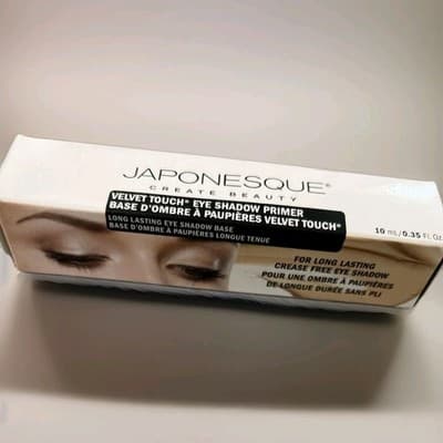 JAPONESQUE Velvet Touch Eye Shadow Primer 10mL Long Lasting Crease Free NIB New! - Thumbnail 3