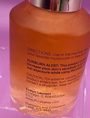 Evelyn Laurent Vitamin C + Ferulic Acid Face Serum 2oz Brightening Anti Aging!! - Thumbnail 7