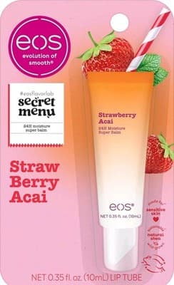EOS 24 Hour Moisture Super Balm Strawberry Acai, Moisturizing Lip Mask, New!!! - Thumbnail 7