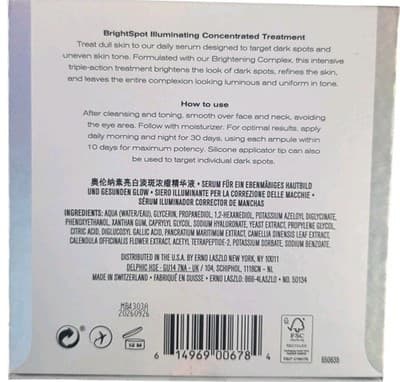 Erno Laszlo Brightspot Illuminating Treatment 3x10mL Brightening Serum NIB New!! - Thumbnail 5