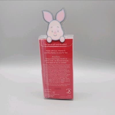 CREME SHOP DISNEY Piglet Winnie the Pooh Rosy Watermelon MACARON LIP BALM NIB - Thumbnail 3
