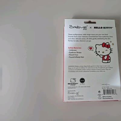The Crème Shop Hello Kitty Prepped Up Dermaplane Sculpt Razors Red NIB NEW!!! - Thumbnail 3