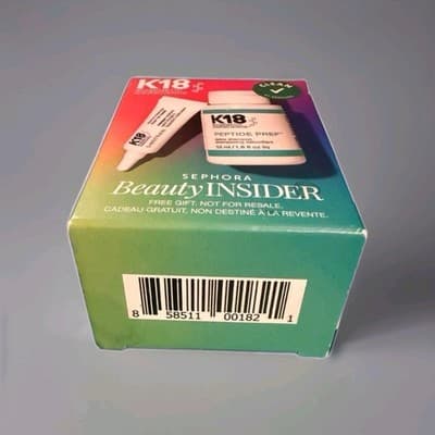 K18 Biomimetic Hairscience Peptide Prep Detox Shampoo & Mask Mini Set NEW In Box - Thumbnail 5
