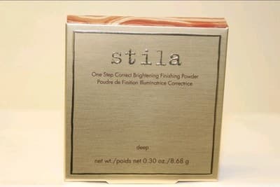 Stila One Step Correct Brightening Finishing Powder Deep 0.3oz Full Size NEW NIB - Thumbnail 11