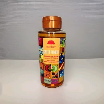 TREE HUT Foaming Gel Wash - Sweet Punkin - Hydrating Oil (18fl oz) Pumpkin NEW! - Thumbnail 2