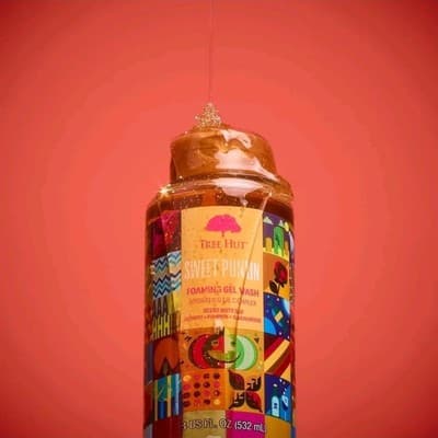 TREE HUT Foaming Gel Wash - Sweet Punkin - Hydrating Oil (18fl oz) Pumpkin NEW! - Thumbnail 4
