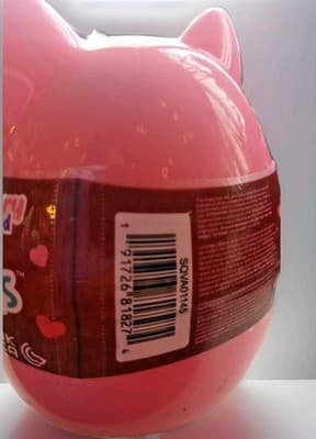 Squishmallows 2025 Valentine's Mystery Squad 4" Plush Blind Capsule Pink NEW!!! - Thumbnail 4
