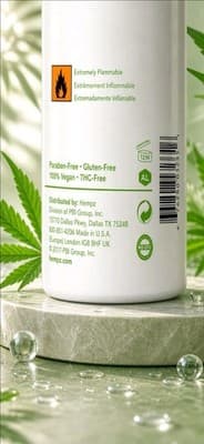 HEMPZ Herbal Workable Hairspray Medium Hold Style & Hold 8oz 227g NEW! Vegan!!! - Thumbnail 5
