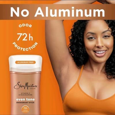 SheaMoisture Fresh Deodorant Stick 72H Odor Control Aluminum Free 2.6oz NEW!!! - Thumbnail 3