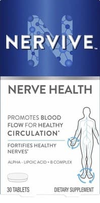 Nervive Nerve Health Dietary Supplement 30 Tablets Exp 2027+ - Thumbnail 6