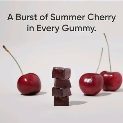 Tart Cherry Gummy Supplements 600mg - Workout Recovery Sugar Free - 60 Gummies - Thumbnail 6