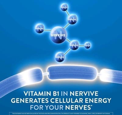 Nervive Nerve Health Dietary Supplement 30 Tablets Exp 2027+ - Thumbnail 9