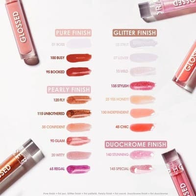 Sephora Collection Glossed Lip Gloss 01 Boss Clear High Shine NIP Sealed NEW!! - Thumbnail 5