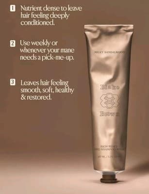 Blake Brown Milky Sandalwood Rich Reset Pre Shampoo Hair Mask 5oz New - Thumbnail 5
