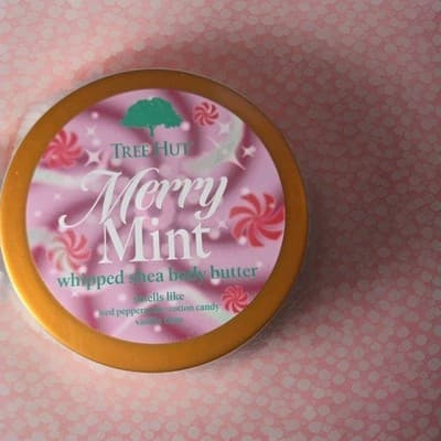 Tree Hut Merry Mint Whipped Shea Body Butter Long Lasting Hydration NEW! Ltd Ed! - Thumbnail 2