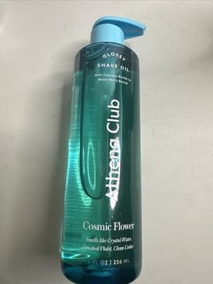 Athena Club Cosmic Flower Glossy Shave Oil Crystal Water Scent 8oz NEW - Thumbnail 7