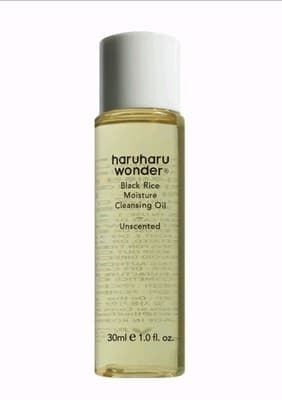 Haruharu Wonder Black Rice Moisture Cleansing Oil Travel Size K Beauty NEW NIB - Thumbnail 4