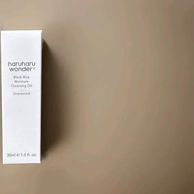 Haruharu Wonder Black Rice Moisture Cleansing Oil Travel Size K Beauty NEW NIB - Thumbnail 6