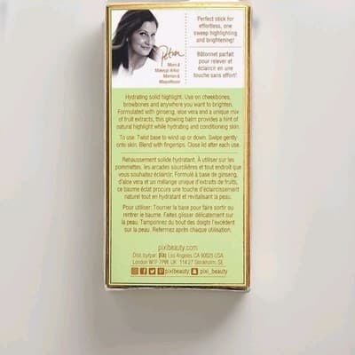 Pixi On The Glow Superglow Highlight Stick Gilded Gold Highlighter NIB NEW - Thumbnail 3