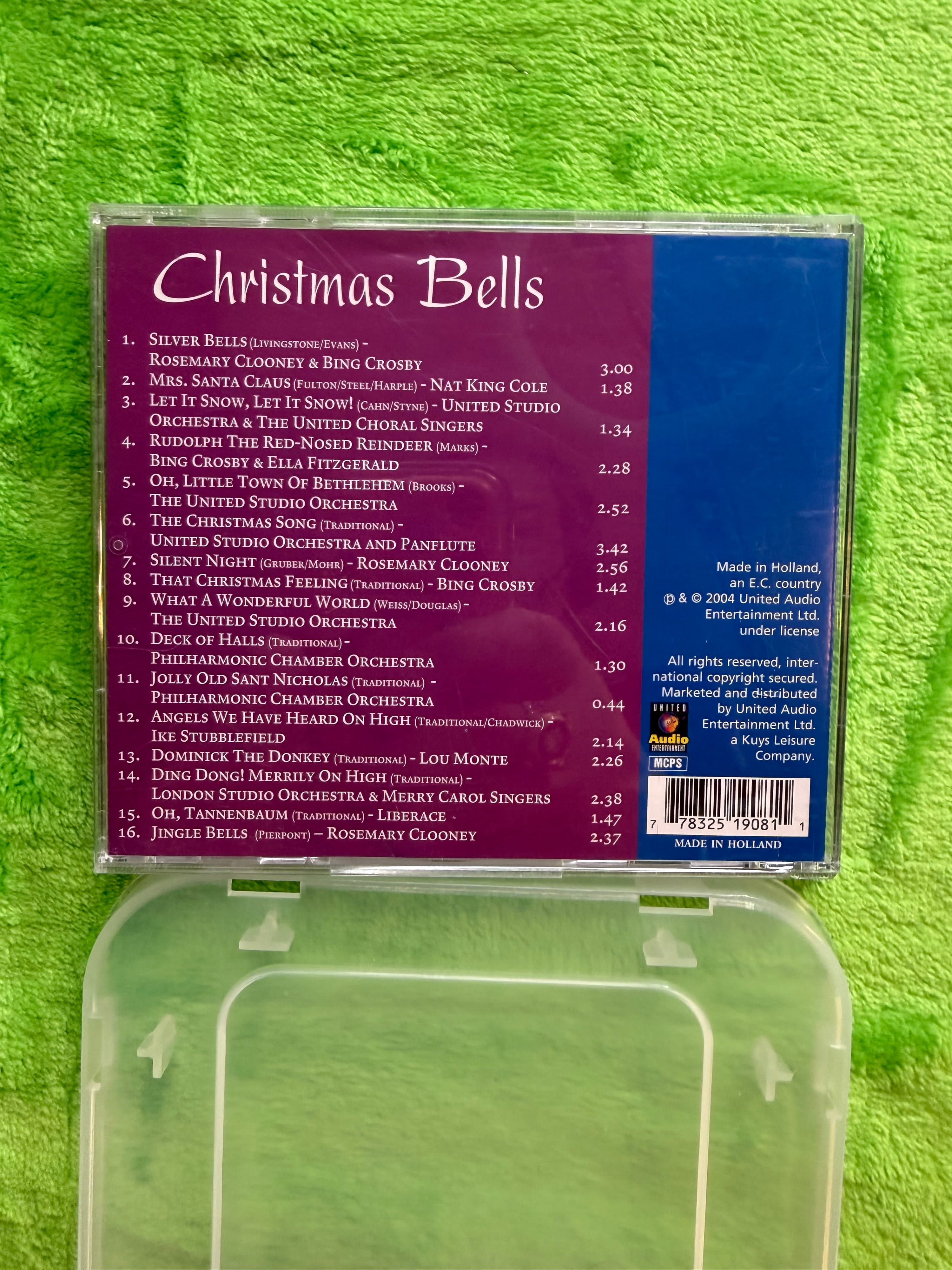 Christmas Bells Jubilee Collection CD Nat King Cole Bing Crosby 16 Songs - Thumbnail 4