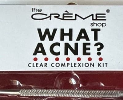 The Crème Shop What Acne Clear Complexion Extraction Kit Pads Tool NIB NEW!!! - Thumbnail 4