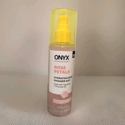 ONYX Professional Rose Petals Hydrating Body Shimmer Mist 6.5oz Glow NEW Glitter - Thumbnail 2