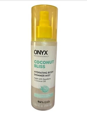ONYX Professional Coconut Bliss Hydrating Body Shimmer Mist 6.5oz NEW Glitter!!! - Thumbnail 7