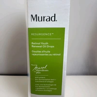 Murad Resurgence Retinol Youth Renewal Oil Drops 1oz 30mL Anti Aging NEW In Box - Thumbnail 4