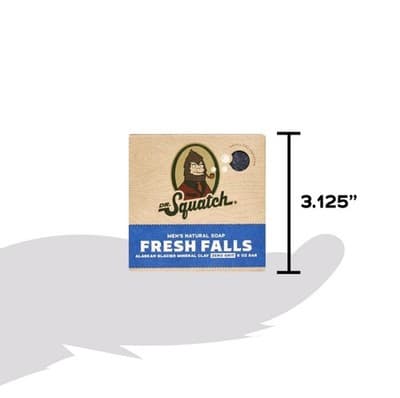 Dr Squatch Fresh Falls Natural Bar Soap Zero Grit Handmade Soap NIB NEW Men - Thumbnail 5