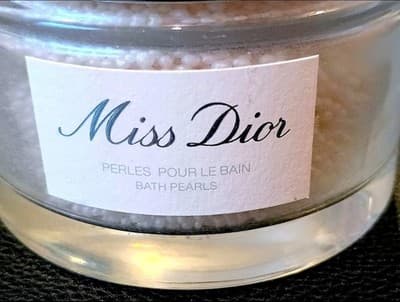Dior Miss Dior Bath Pearls 3.5oz 100g Dissolving Bath Fizzies Luxury NEW NWOB!!! - Thumbnail 3