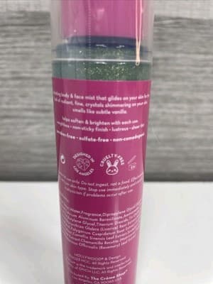 Crème Hollywood Onch Crystal Glow Shimmer Mist Body Face 3.38oz Sealed NEW NIP!! - Thumbnail 6