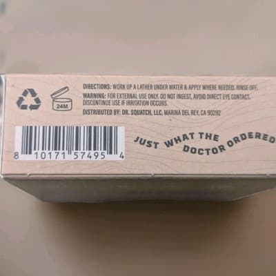 Dr Squatch Mountain Meadow Natural Bar Soap 5oz All Natural NIB NEW Men - Thumbnail 7