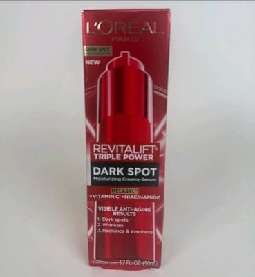 L'Oreal Revitalift Triple Power Dark Spot Creamy Serum Melasyl 1.7oz NIB NEW!!! - Thumbnail 2