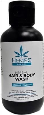 Hempz For Men Hair & Body Wash Travel Size 2.25oz Lot of 3 NEW NWOB Fresh! - Thumbnail 2