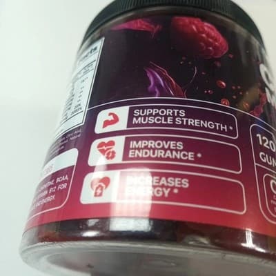 Premium Creatine Monohydrate Gummies 120 Ct Strength Muscle Builder Exp 2027 - Thumbnail 5