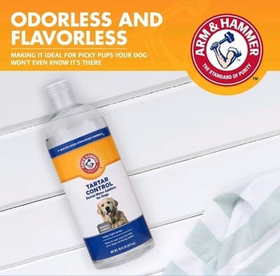 Arm & Hammer Dog Dental Water Additive 16oz Tartar Control Fresh Breath NEW - Thumbnail 6