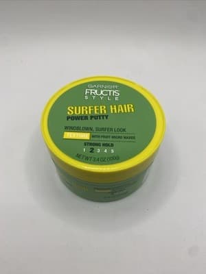 Garnier Fructis Style Surfer Hair Power Putty Strong Hold 3.4oz NWOB NEW - Thumbnail 2