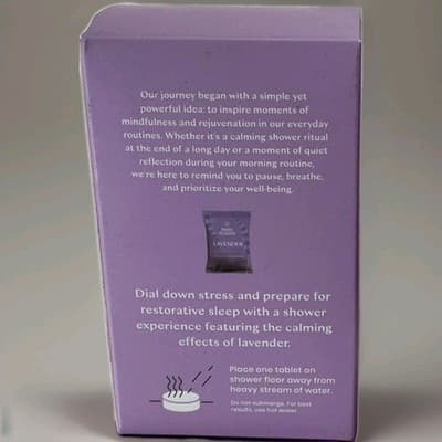 Body Restore Lavender Shower Steamers Aromatherapy Tablets Relaxing Spa 2 Tabs - Thumbnail 4